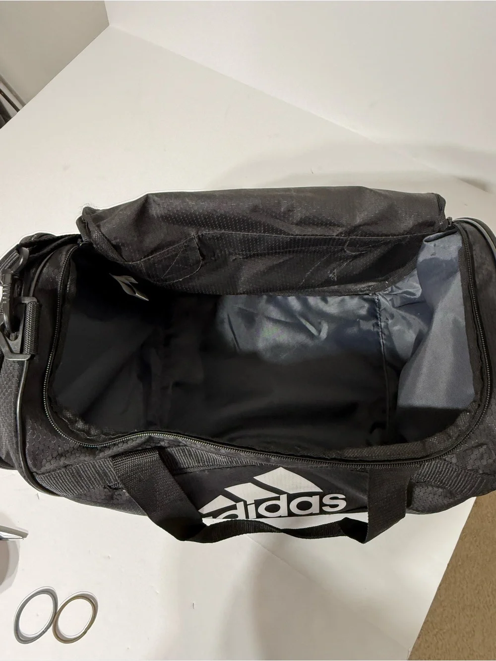 Adidas Defender 3 Medium Duffel Durable Athletic Sports Gym Travel Bag